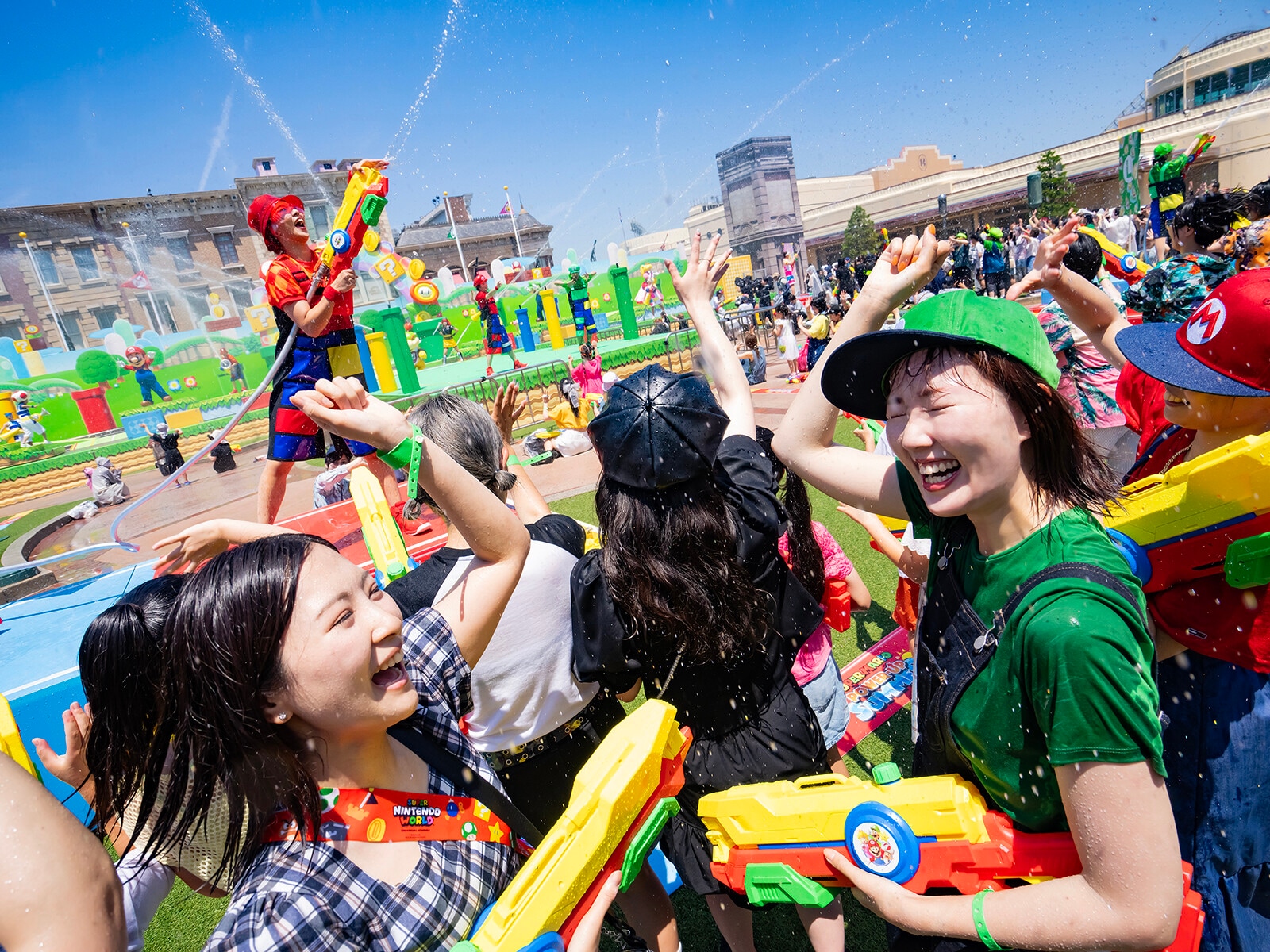「夏休みのUSJ」はワンピース＆マリオ祭り！ びしょ濡れ必至の“水