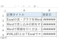 エクセルで「####」が出た時の直し方……原因と対処法