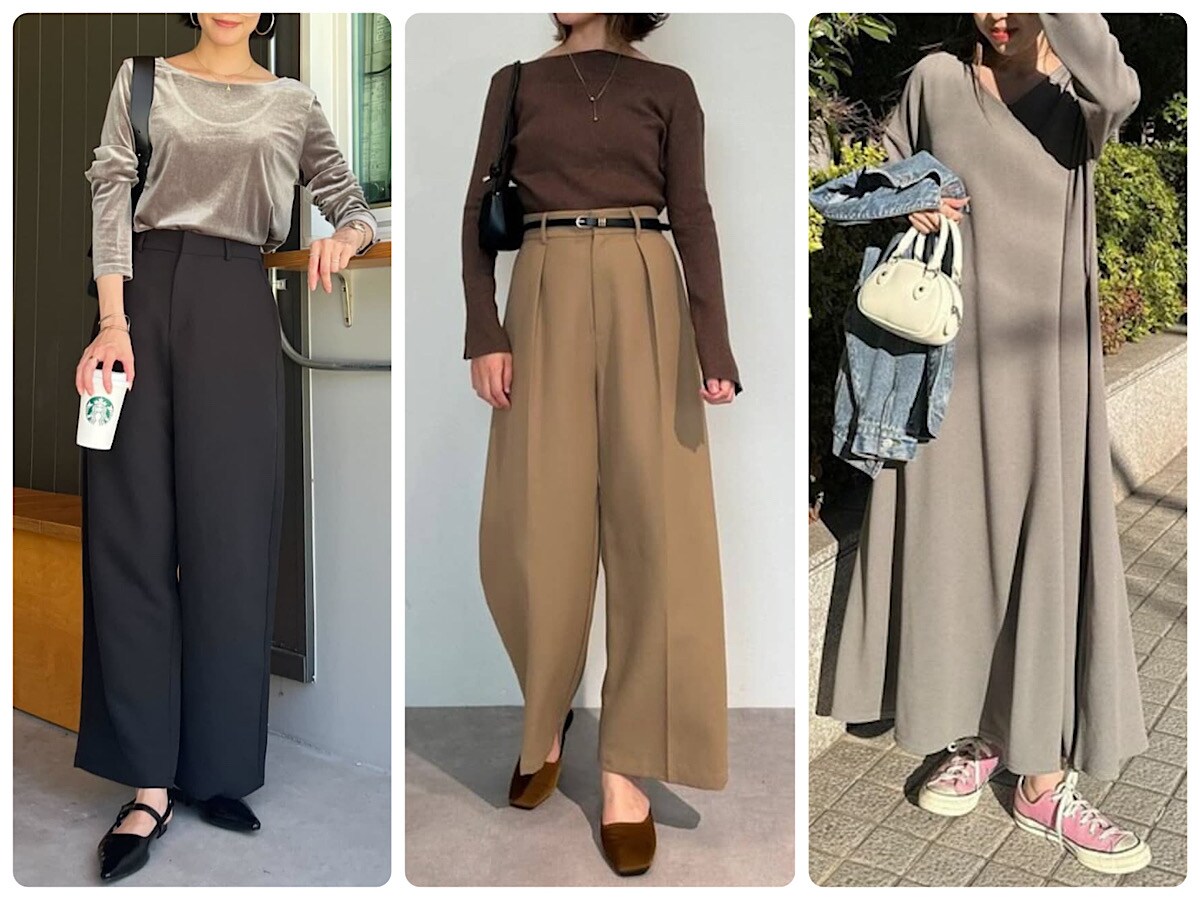 秋冬のトレンド服はプチプラでゲット！ 40代にいちおしの「通販ブランド」でつくる秋コーデ3選 [レディースファッション] All About