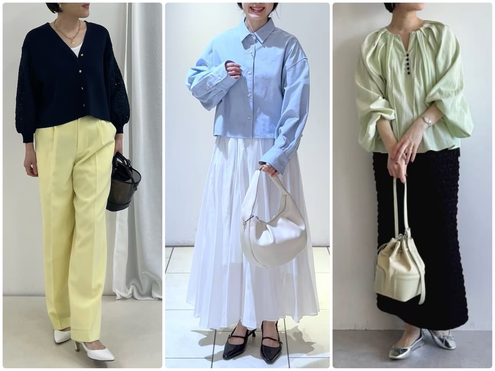 2025年春夏トレンド】ふわっと優しい印象に！ 旬の「淡いパステル」で