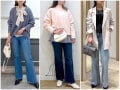 昭和レトロにならない「フレアデニム」の着こなし方！ 大人のおしゃれな「最旬ジーンズコーデ」4選