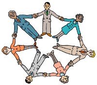 つながる人たち