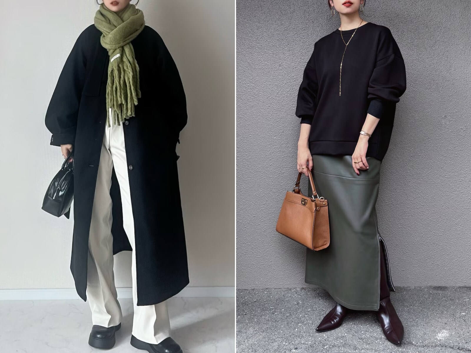 2025年12月のラッキーカラーは「モスグリーン」！ 定番配色でつくる