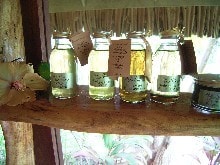 タヒチならではの素材を使ったプロダクツ　タヒチのステキなスパ