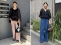 「透け感×毛足系素材」で洗練された印象に！ 晩夏におすすめ「黒トップスコーデ」4選