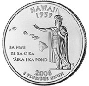ハワイ・カメハメハ大王が描かれた硬貨発行