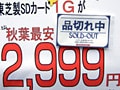 SDメモリーカードの価格が大暴落中！