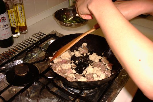 豆腐炒め