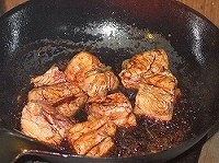炒める