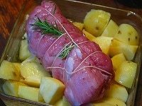 モモ肉の処理