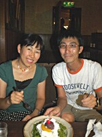 田中さん・大竹　甘口抹茶小倉スパに挑む