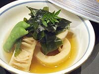 淡竹の煮物