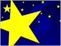 コマアニメで瞬く夜空を表現