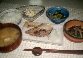 焼き魚献立