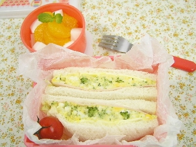 ハムとチーズとエッグサンドイッチの作り方