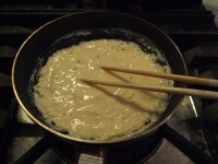 かき混ぜながら全体に火を通す