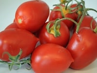 トマトは皮を湯むきし、種を取り除き、ダイスカットにしておく。