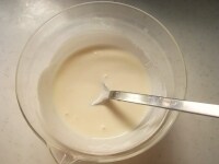 ホットヨーグルトクリームを作る