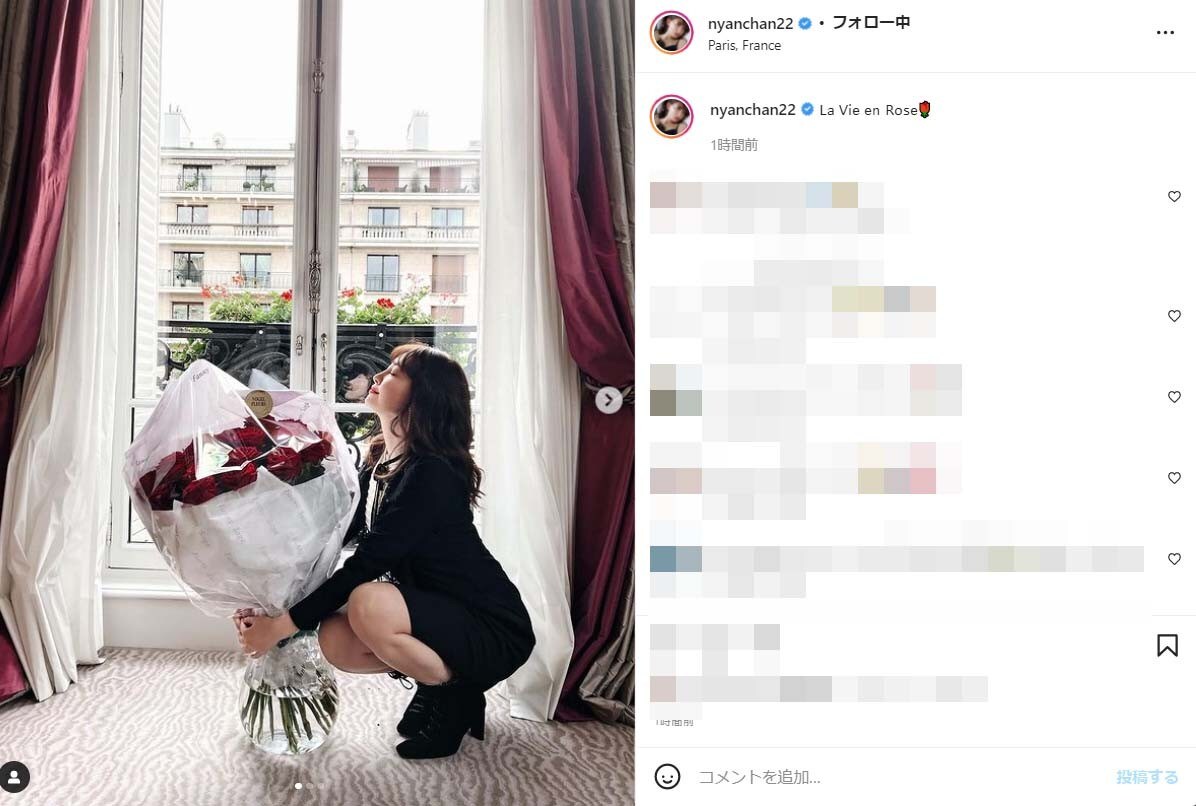小嶋陽菜、パリで撮った美しすぎる“まるで絵のような”自身の写真を投稿！ 「とても美人で綺麗」