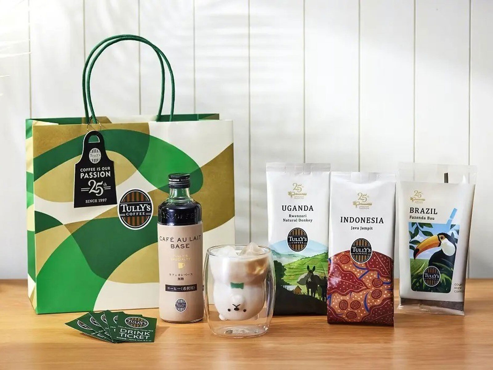 タリーズが25周年「アニバーサリーハッピーバッグ」を発売