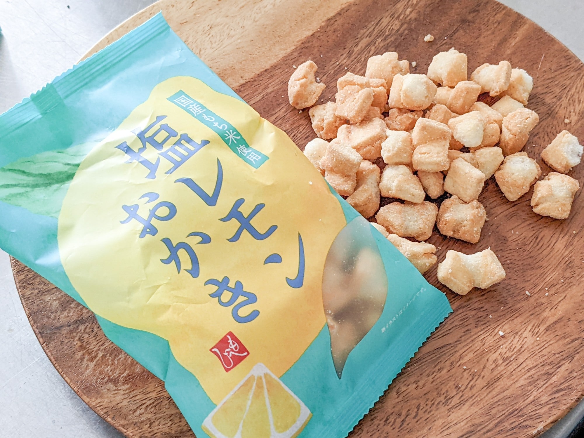塩レモンおかき
