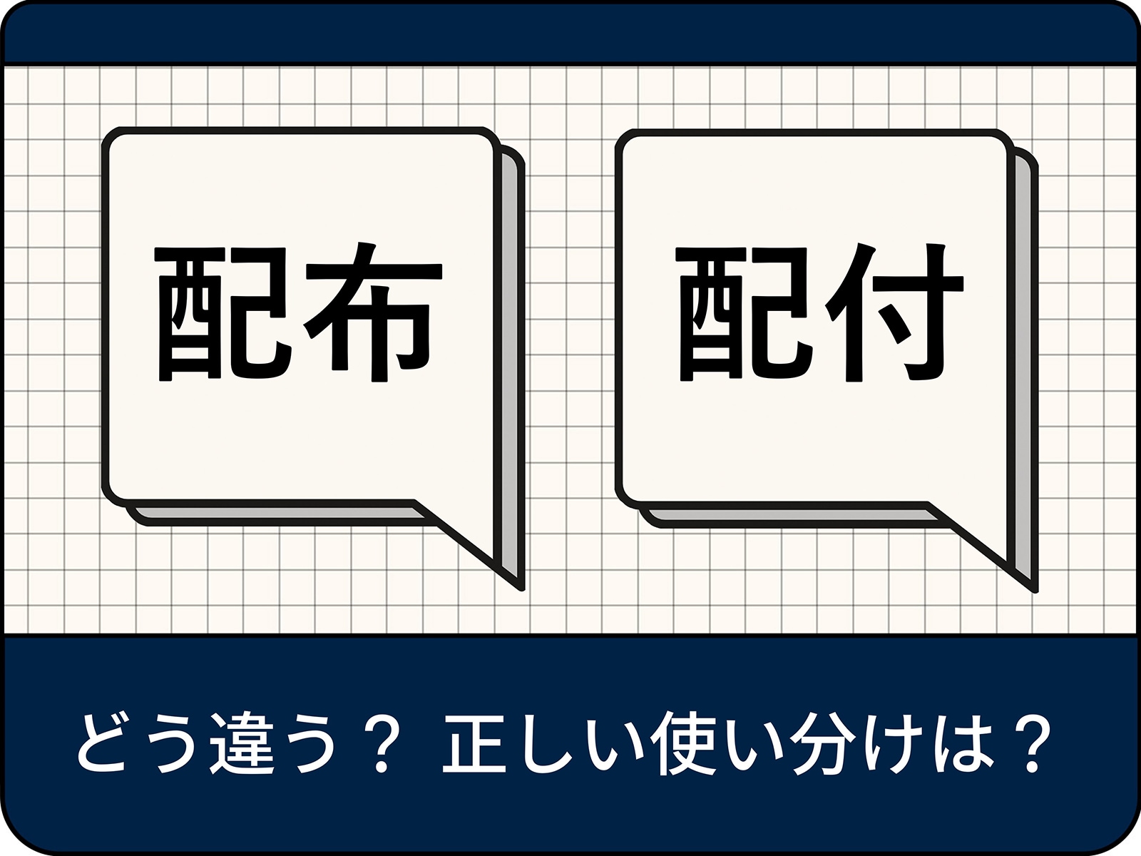 「配布」と「配付」の違いは？ 使い分けや意味を現役アナウンサーが解説
