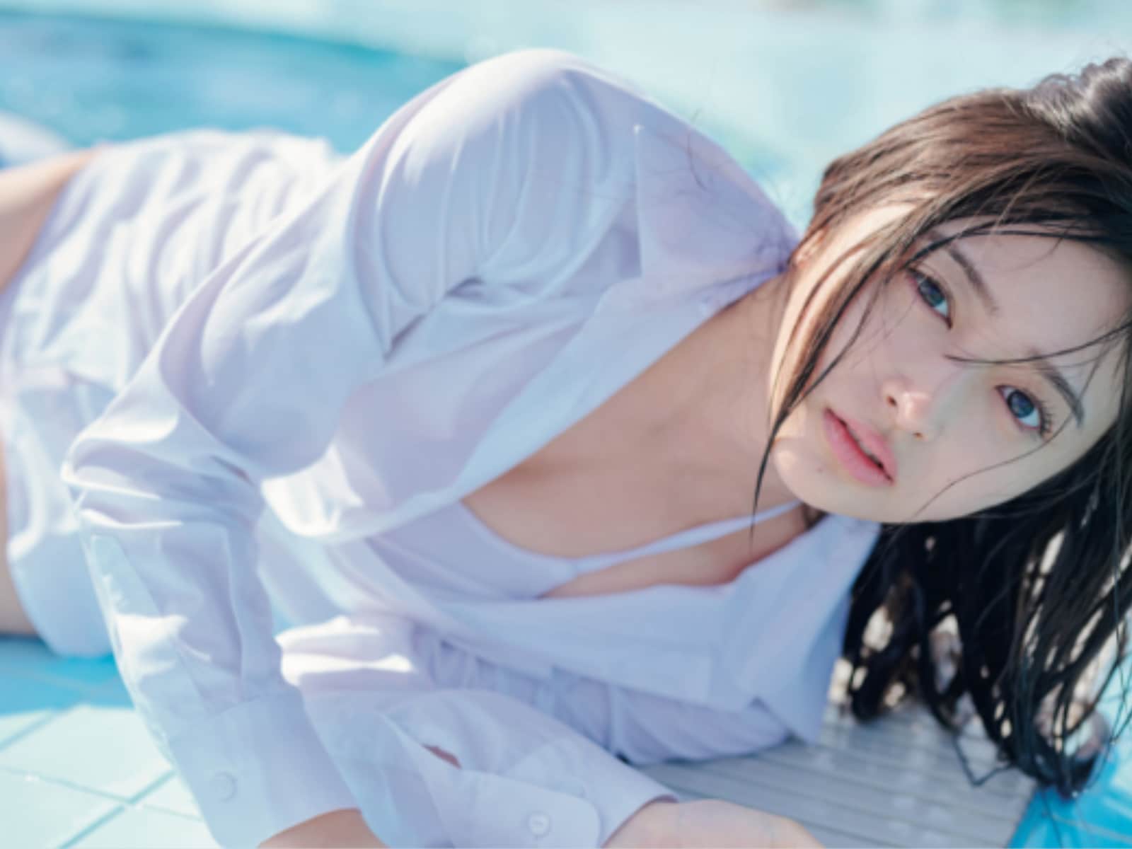 乃木坂４６エロ画像 これはアカン」乃木坂46・井上和、胸元チラ見え濡れシャツ姿！ 「エロい」「なんかもう綺麗過ぎません？」 - All About ニュース