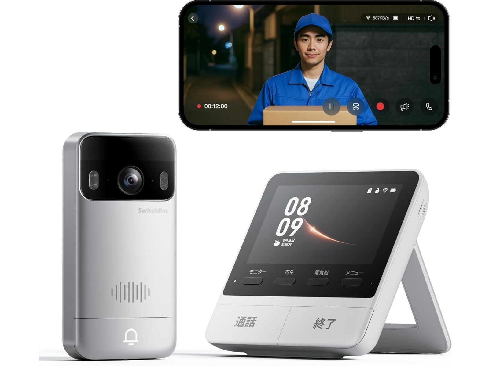 Amazonプライムデー先行セール】SwitchBot「テレビドアホン」が1万6000