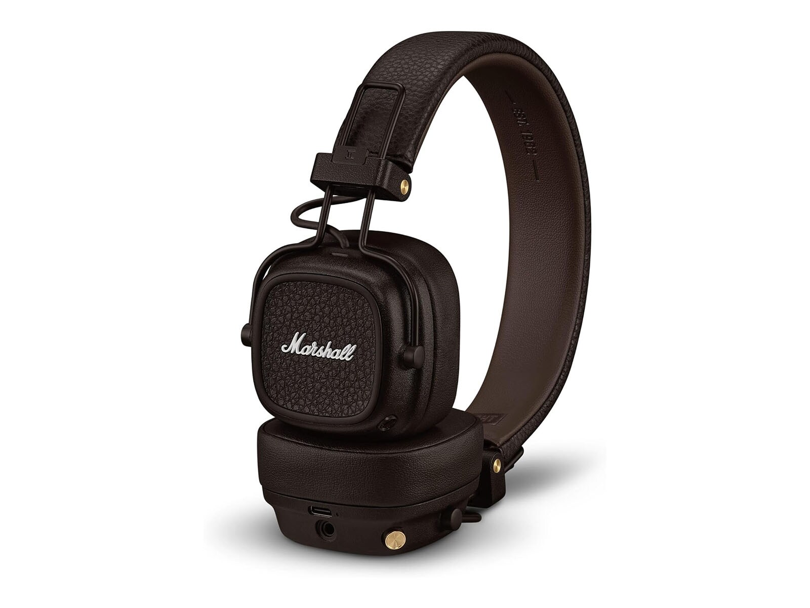 Marshall ワイヤレス防水 連続20時間 R002-01 Marshall ワイヤレスポータブル防水スピーカー/ブラック&ブラス