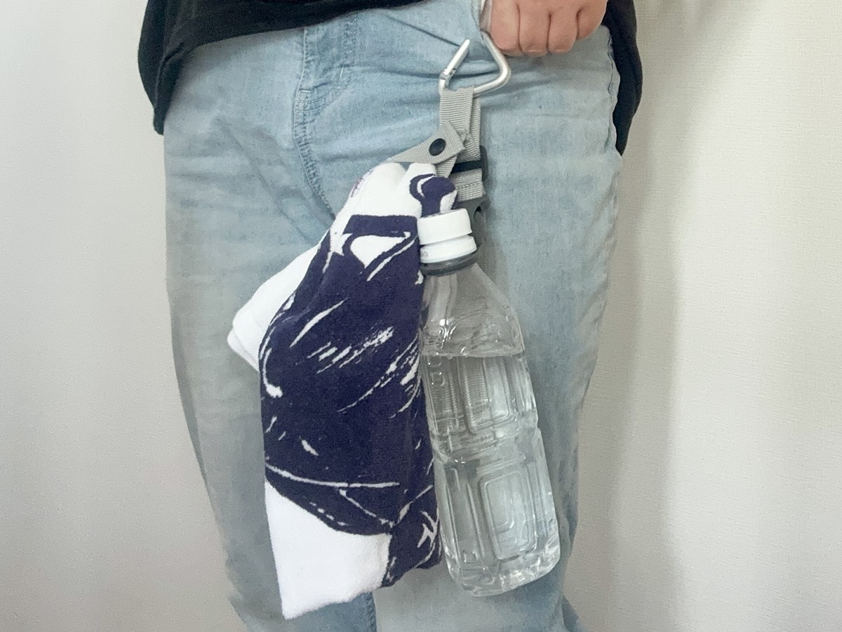 タオルも挟むことができる